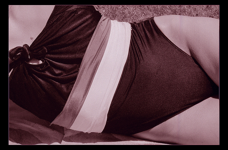 Form, Model in Bathing Suit, Oregon,  High Cascade Studios.